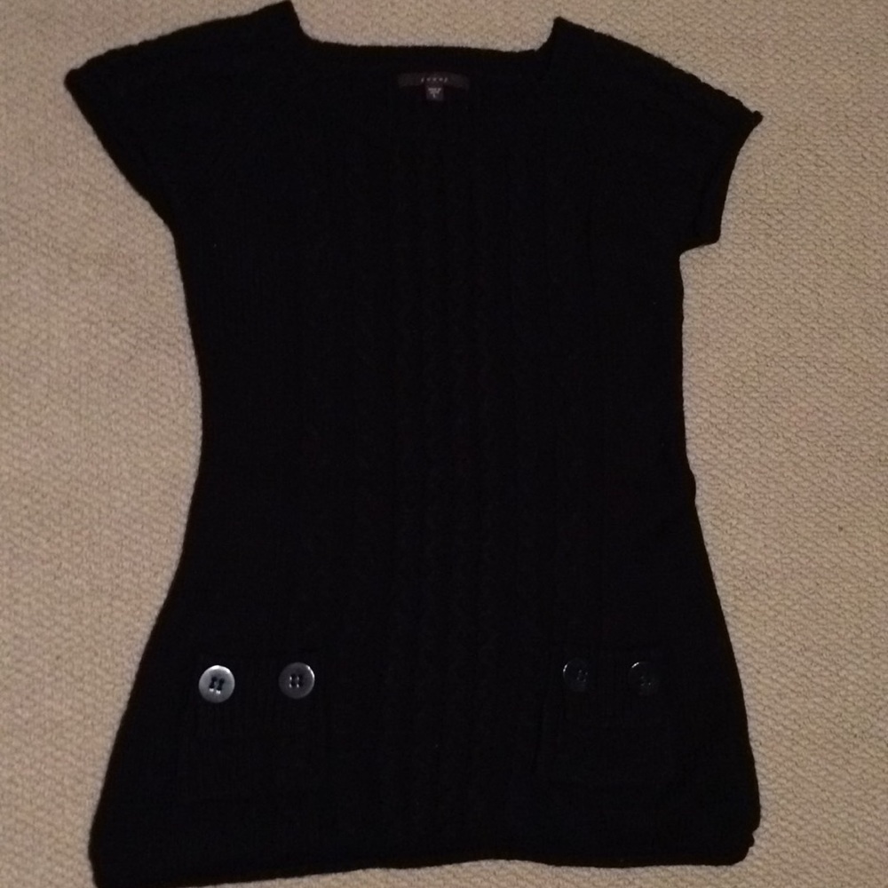 Sweater dress/tunic top cable knit